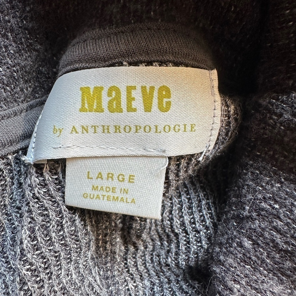 Anthropologie Maeve Risa Hacci Cowl Neck Tunic Pullover - Picture 9 of 11